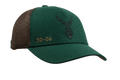 FS Jagd Cap – Jagdkappe aus Loden & Mesh | Erlegerbruch-Halter | Kaliber-Stickerei | Waldgrün