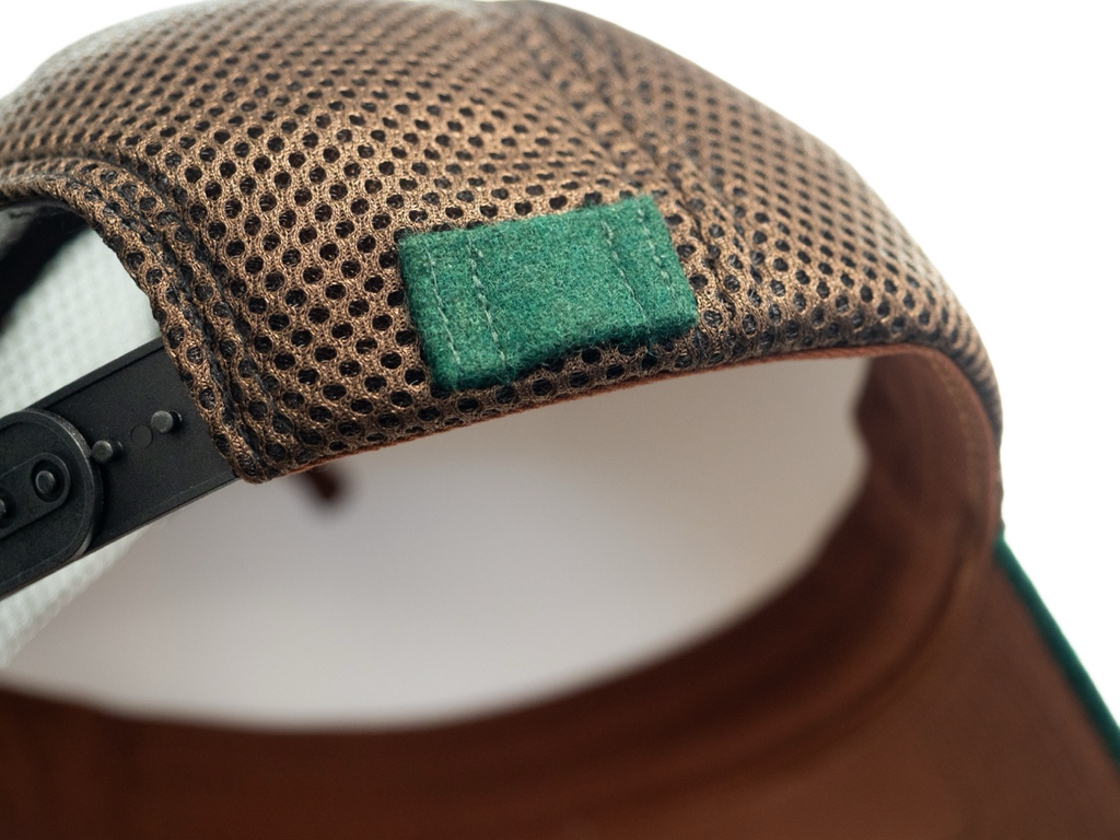 FS Jagd Cap – Jagdkappe aus Loden & Mesh | Erlegerbruch-Halter | Kaliber-Stickerei | Waldgrün